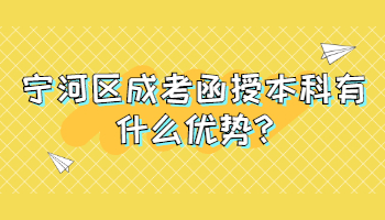 寧河區成考函授本科有什么優勢